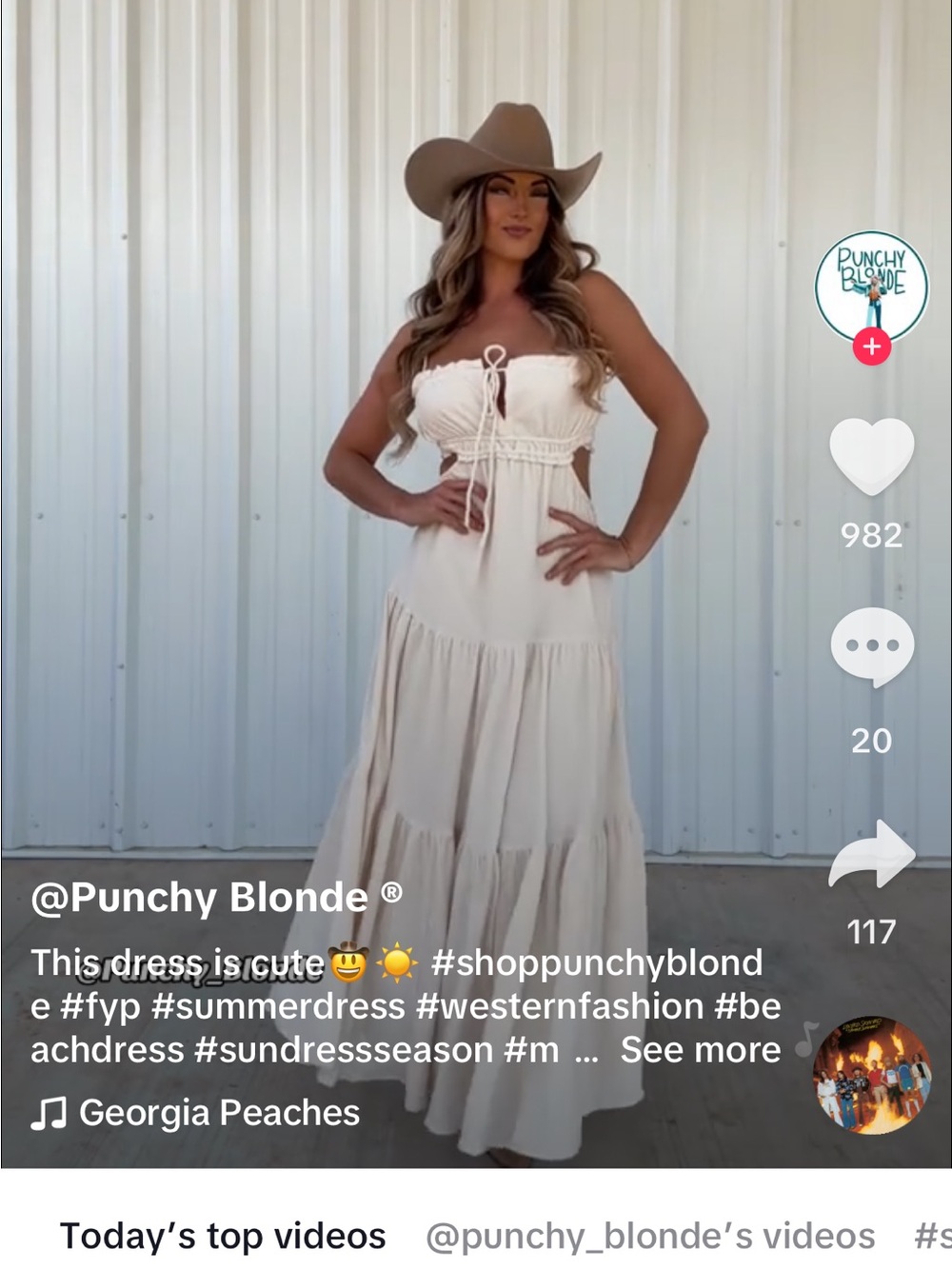 Beach Cowgirl Maxi - Punchy Blonde